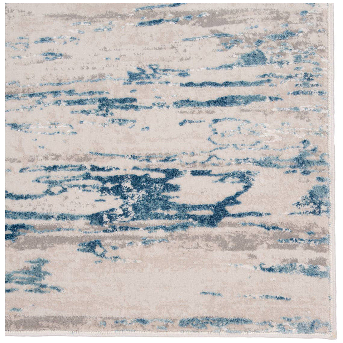 Jaipur Cirque Celil Abstract Ivory Blue CIQ25 Rug