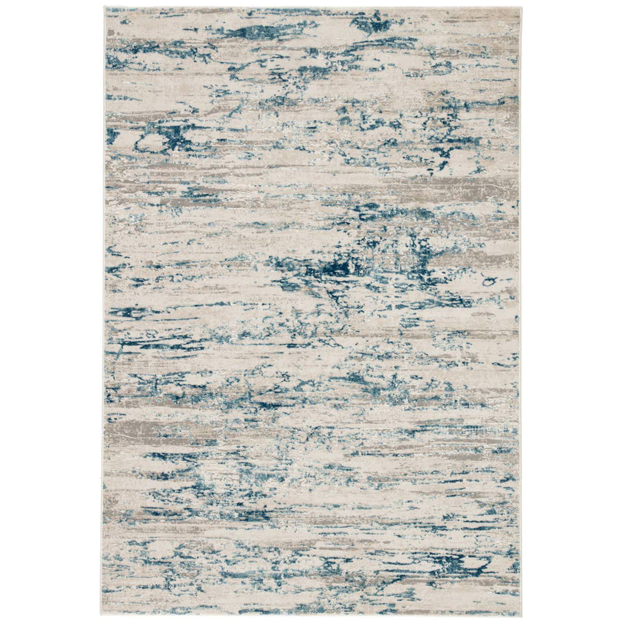 Jaipur Cirque Celil Abstract Ivory Blue CIQ25 Rug