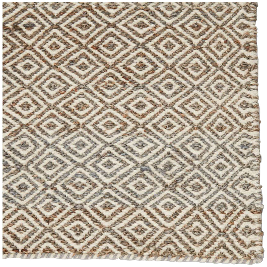 Jaipur Naturals Ambary Wales White/Medium Gray AMB02 Area Rug