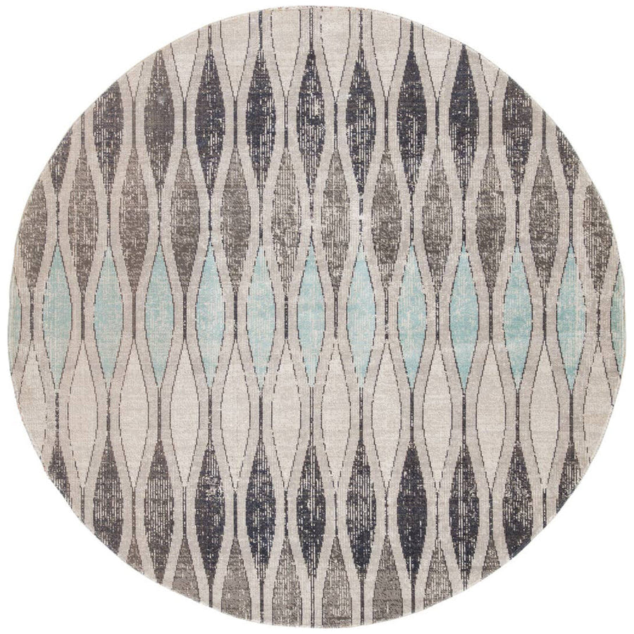 Jaipur Polaris Norwich Geometric Gray Blue POL02 Rug