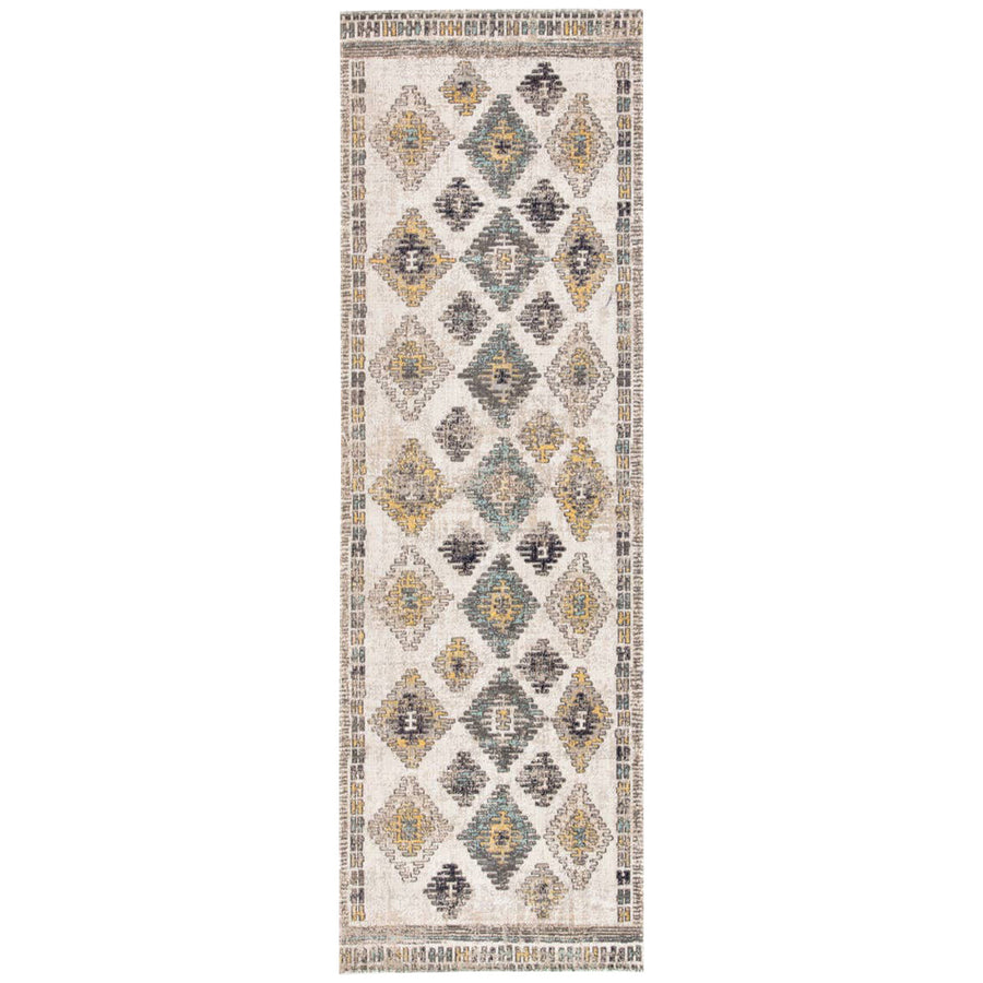 Jaipur Polaris Dez Tribal Blue Yellow POL17 Rug