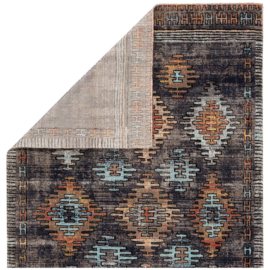 Jaipur Polaris Dez Tribal Blue Orange POL18 Rug