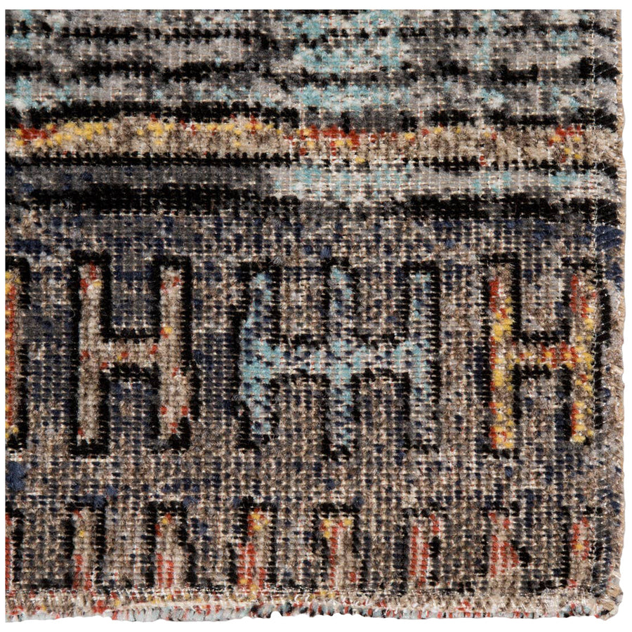 Jaipur Polaris Dez Tribal Blue Orange POL18 Rug