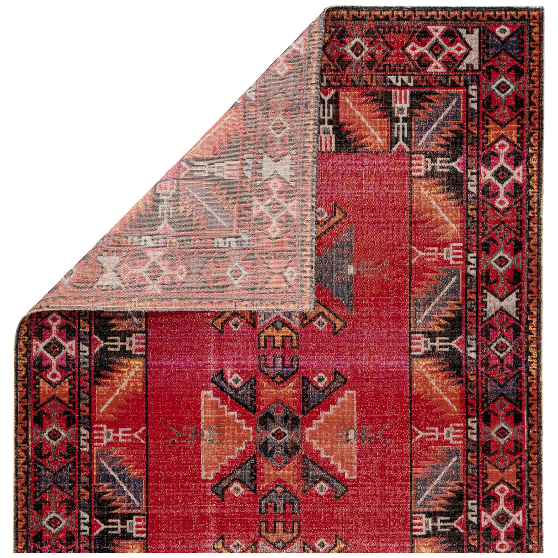 Jaipur Polaris Paloma Tribal Red Black POL19 Rug