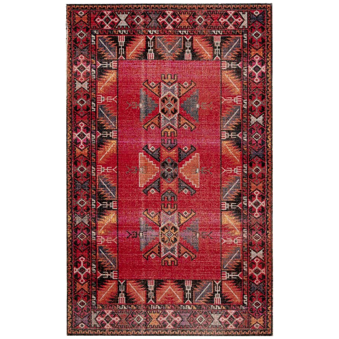 Jaipur Polaris Paloma Tribal Red Black POL19 Rug