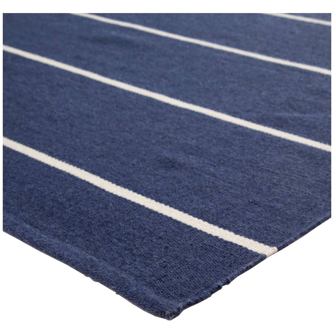 Jaipur Lanai Corbina Striped Dark Blue Ivory LAN02 Rug