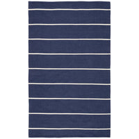 Jaipur Lanai Corbina Striped Dark Blue Ivory LAN02 Rug