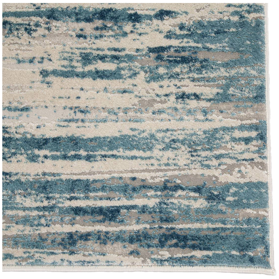 Jaipur Cirque Heaston Abstract Blue Ivory CIQ33 Rug