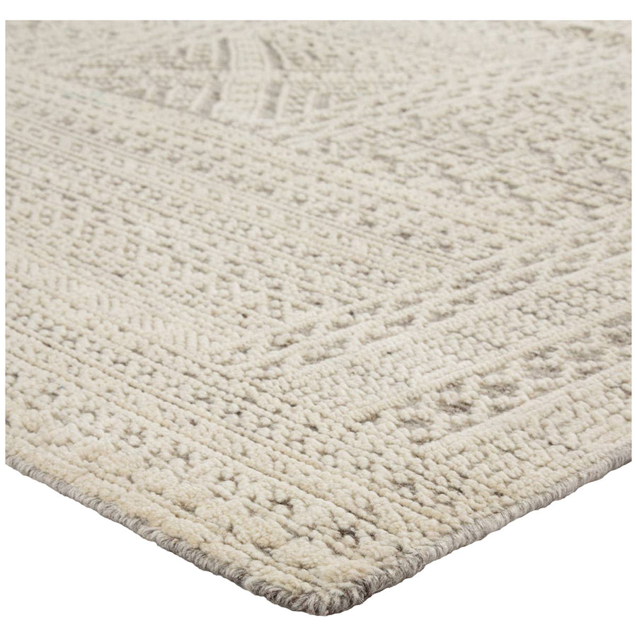 Jaipur Reign Jadene Geometric White Light Gray REI07 Rug