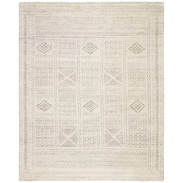 Jaipur Reign Jadene Geometric White Light Gray REI07 Rug