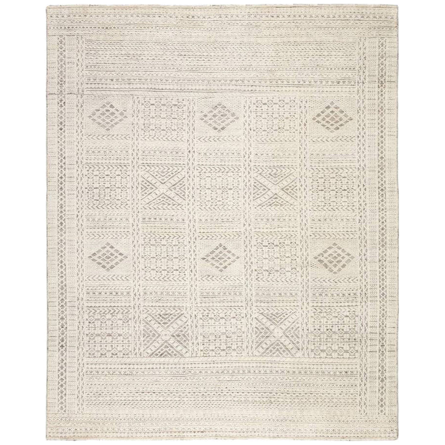 Jaipur Reign Jadene Geometric White Light Gray REI07 Rug