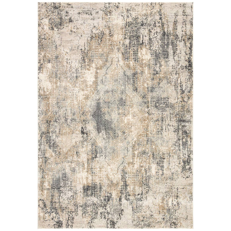 Jaipur Cirque Ramsey Medallion Gray Gold CIQ34 Rug