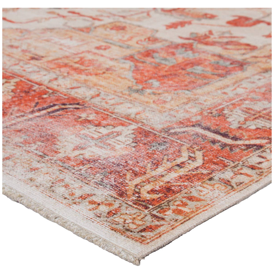 Jaipur Boheme Rhoda Medallion Orange Ivory BOH01 Rug