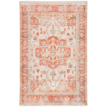 Jaipur Boheme Rhoda Medallion Orange Ivory BOH01 Rug