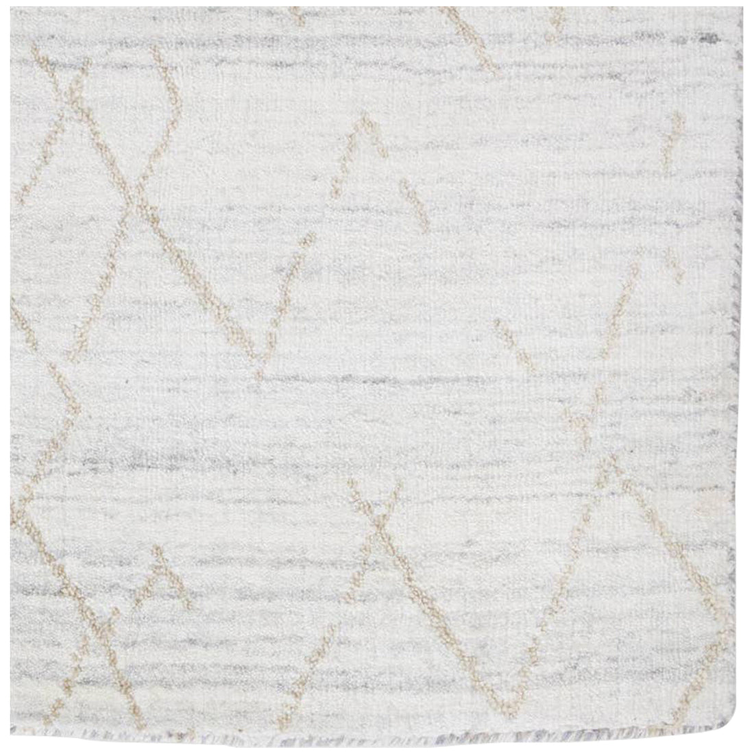 Jaipur Makai Sahar Trellis White Tan MAK02 Rug