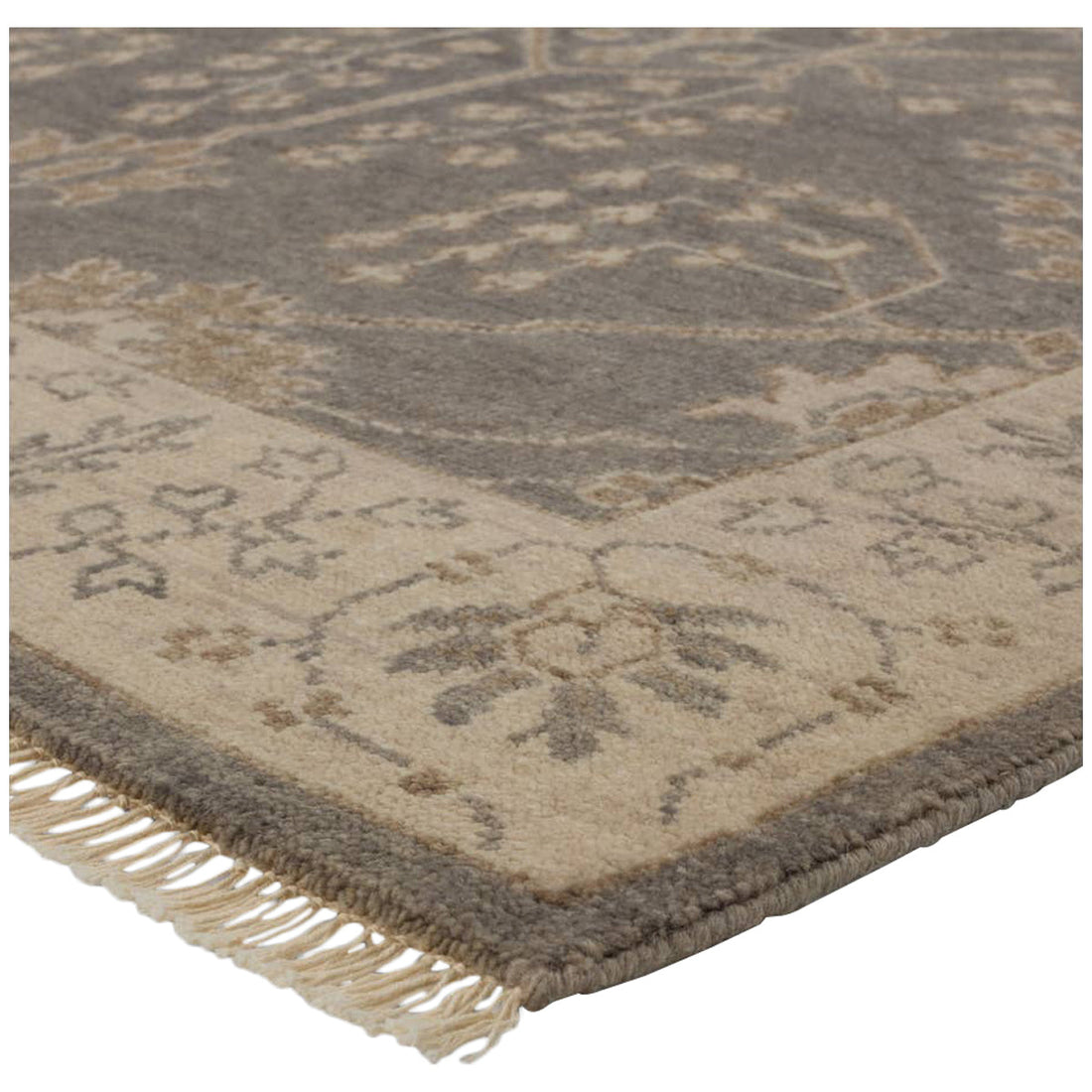 Jaipur Liberty Reagan Bordered LIB02 Gray/Beige Area Rug