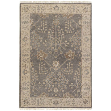 Jaipur Liberty Reagan Bordered LIB02 Gray/Beige Area Rug