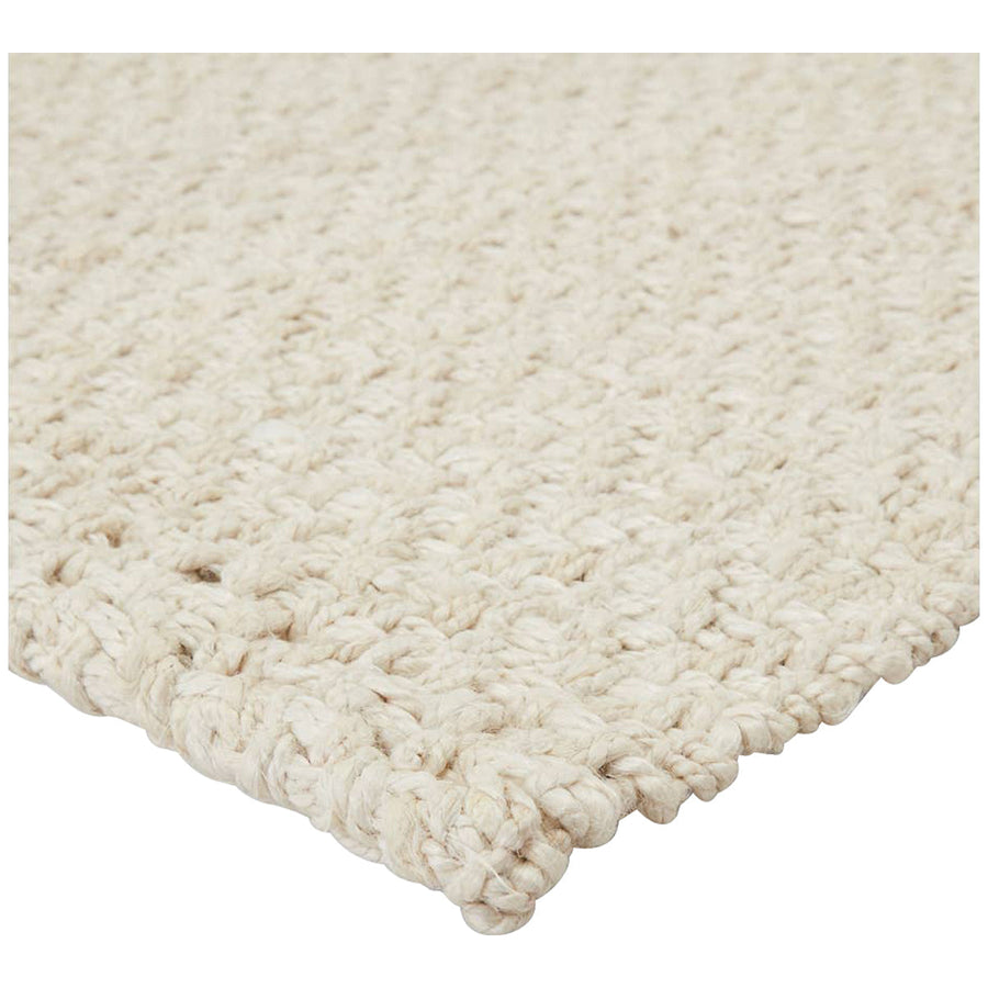 Jaipur Naturals Tobago Tracie Solid NAT32 White Area Rug