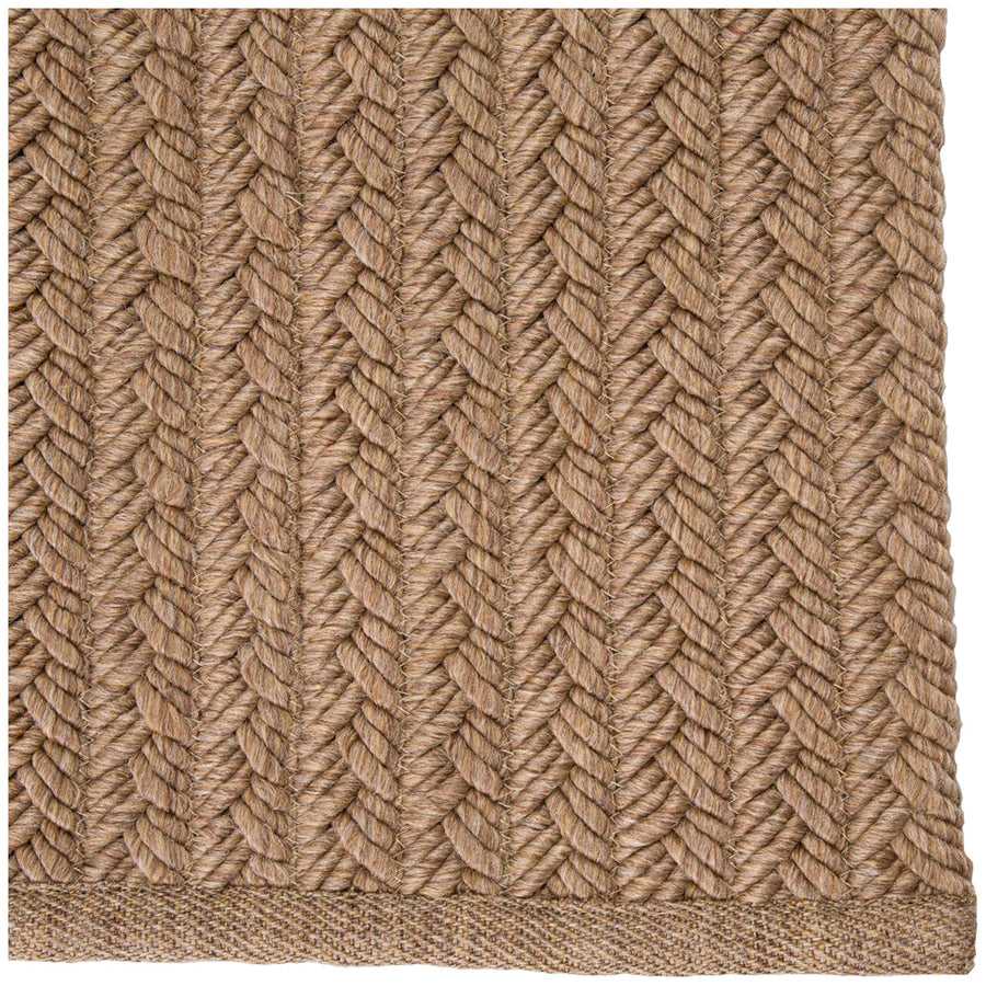 Jaipur Nirvana Premium Iver Solid Stripes Tan NIP03 Rug