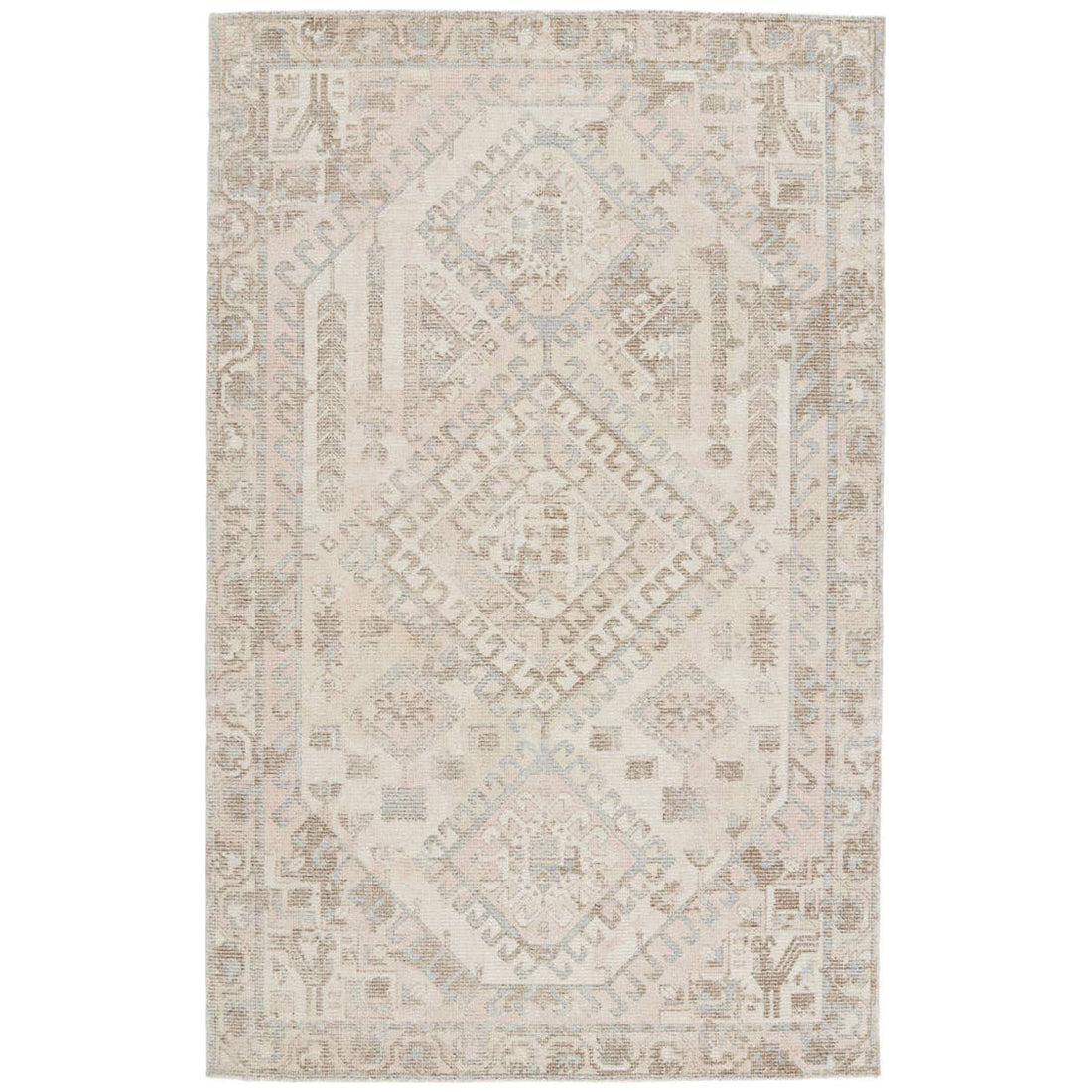 Jaipur Blythe Arlowe Medallion Light Brown Light Pink BLY01 Rug