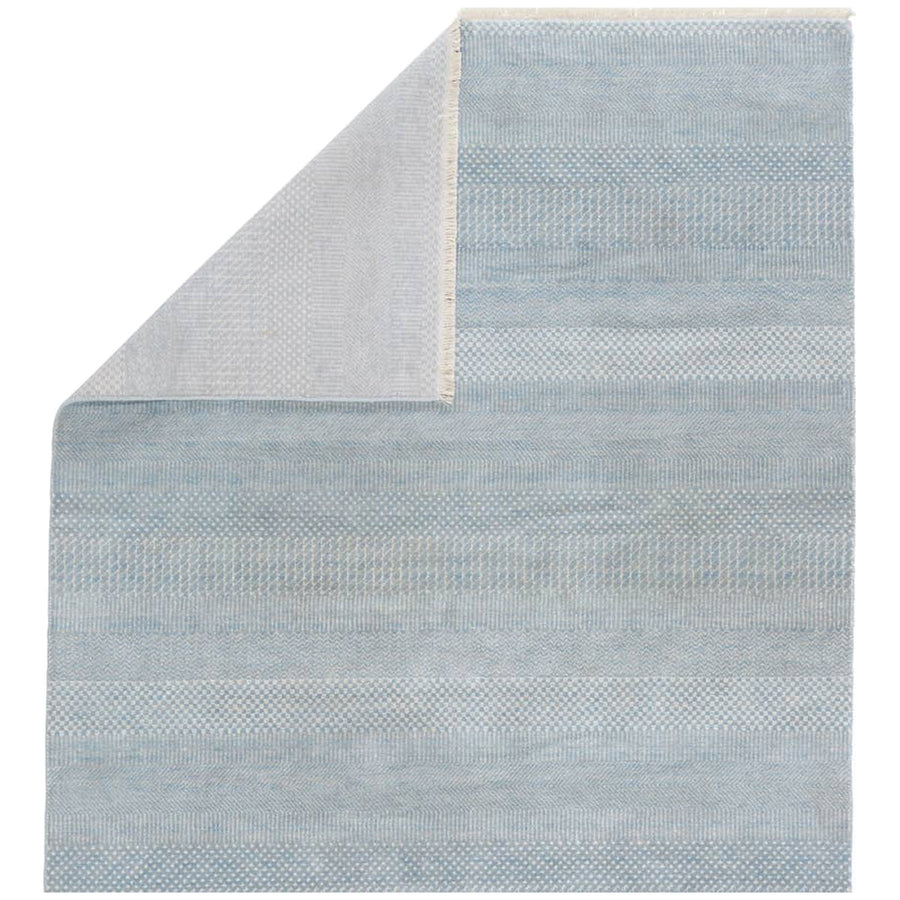 Jaipur Merritt Adler Tribal Sky Blue Ivory MER04 Rug