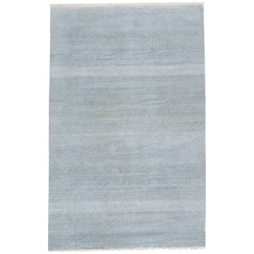 Jaipur Merritt Adler Tribal Sky Blue Ivory MER04 Rug