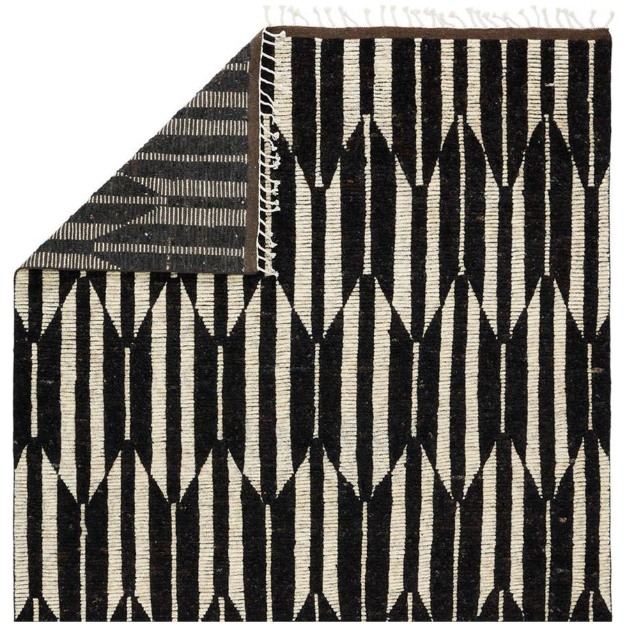 Jaipur Keoka Quest Geometric Dark Brown Ivory KEO02 Rug