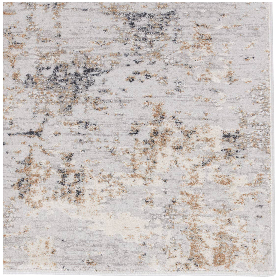 Jaipur Cirque Alcina Abstract Light Gray Gold CIQ39 Rug