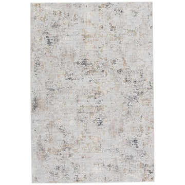 Jaipur Cirque Alcina Abstract Light Gray Gold CIQ39 Rug