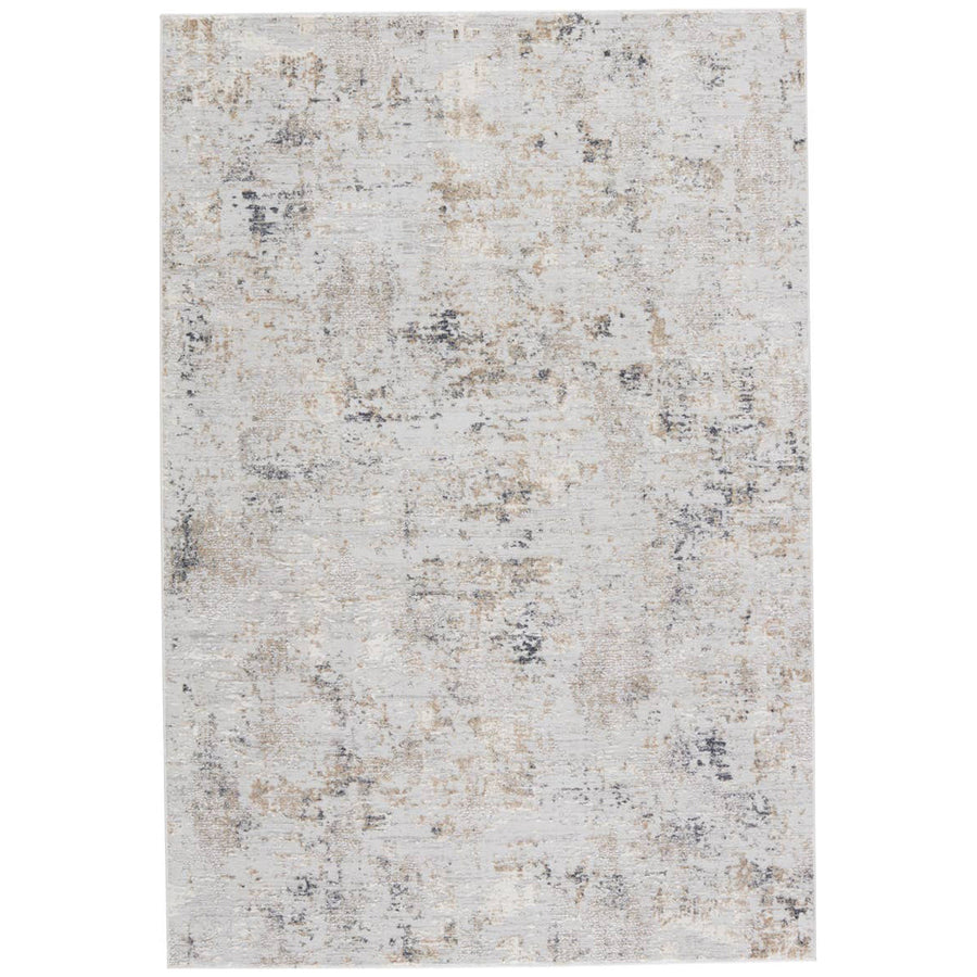 Jaipur Cirque Alcina Abstract Light Gray Gold CIQ39 Rug