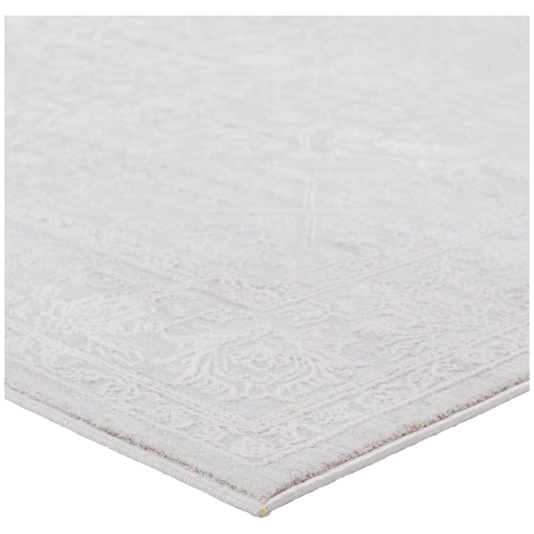 Jaipur Cirque Riella Floral Light Gray Cream CIQ41 Rug