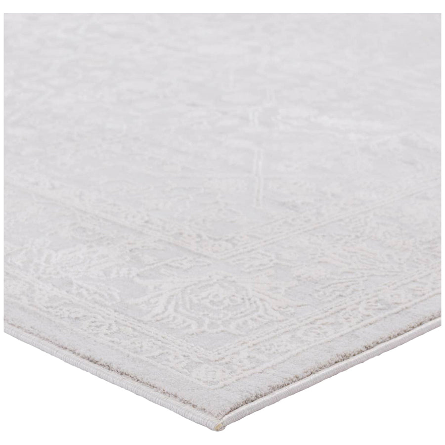 Jaipur Cirque Riella Floral Light Gray Cream CIQ41 Rug