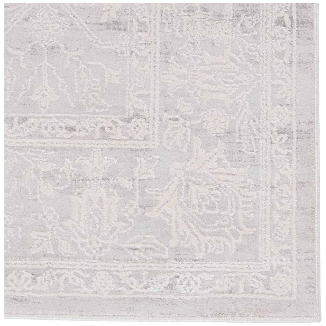 Jaipur Cirque Riella Floral Light Gray Cream CIQ41 Rug