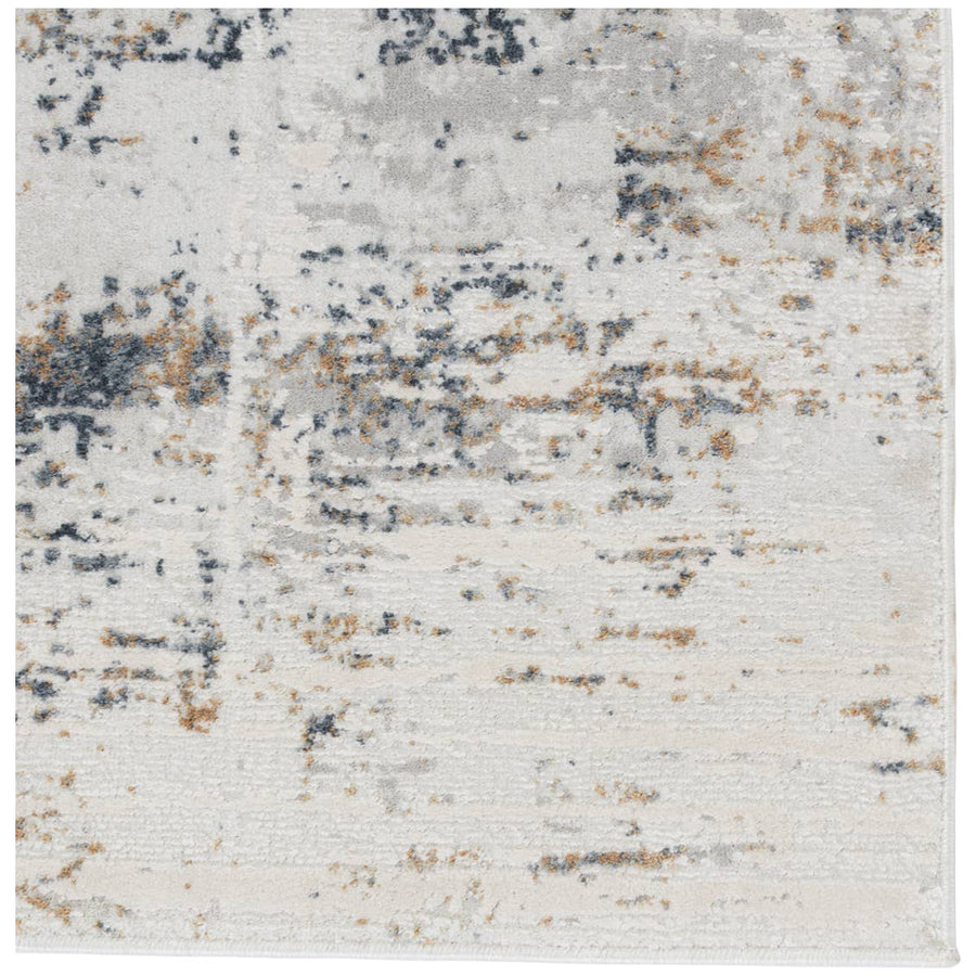 Jaipur Cirque Gesine Abstract Light Gray Gold CIQ42 Rug