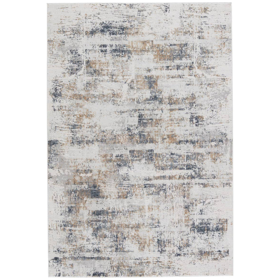 Jaipur Cirque Gesine Abstract Light Gray Gold CIQ42 Rug