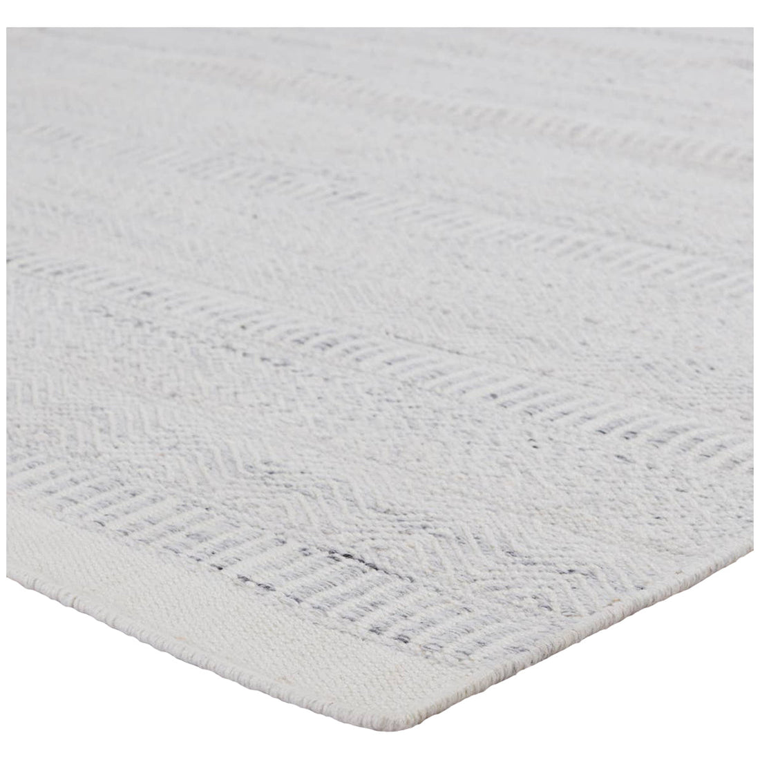 Jaipur Penrose Parson Tribal Light Gray Ivory PNR01 Rug