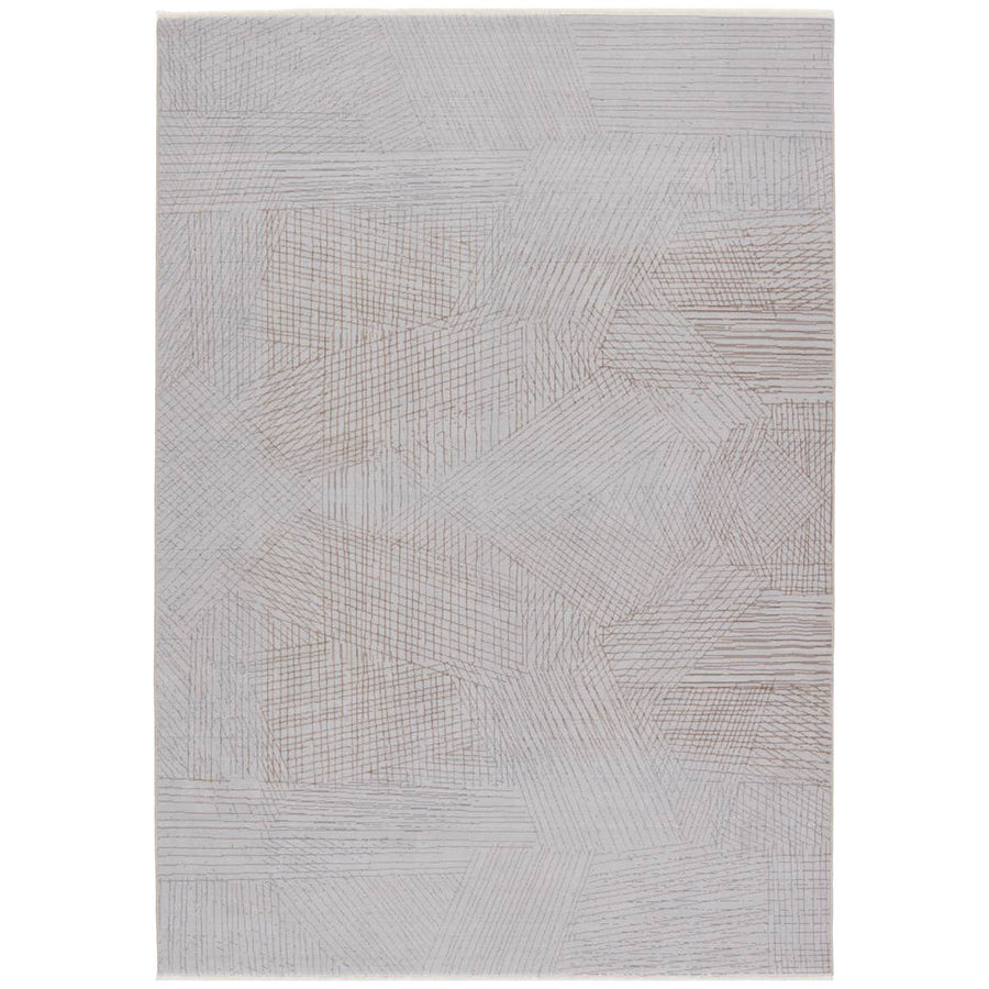 Jaipur Aura Sayer Geometric Gray Taupe AUR03 Rug