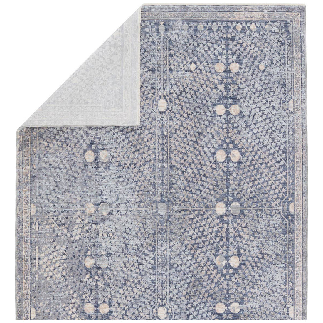 Jaipur Ballad Larkin Floral Blue Light Gray BLA01 Rug