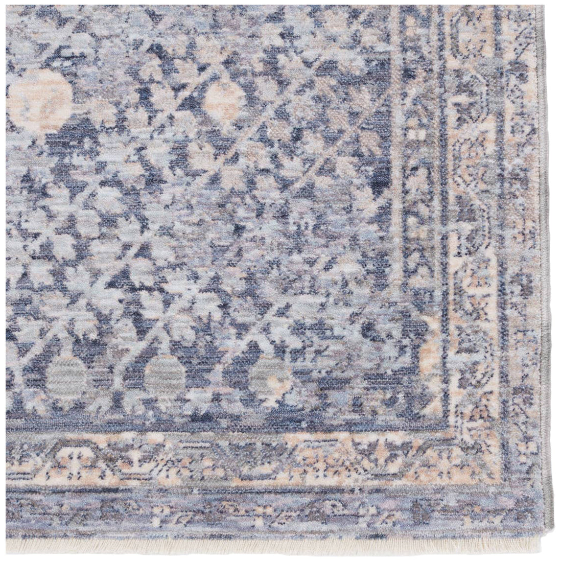 Jaipur Ballad Larkin Floral Blue Light Gray BLA01 Rug