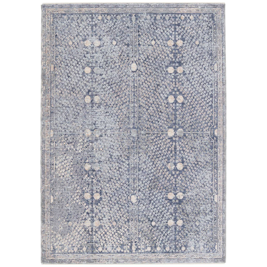 Jaipur Ballad Larkin Floral Blue Light Gray BLA01 Rug