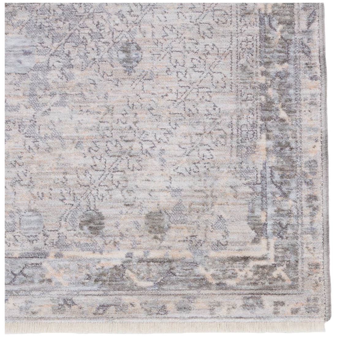 Jaipur Ballad Larkin Floral Light Gray Beige BLA02 Rug