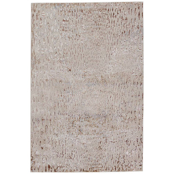 Jaipur Malilla by Nikki Chu Kimball Animal Beige Bronze MLI03 Rug