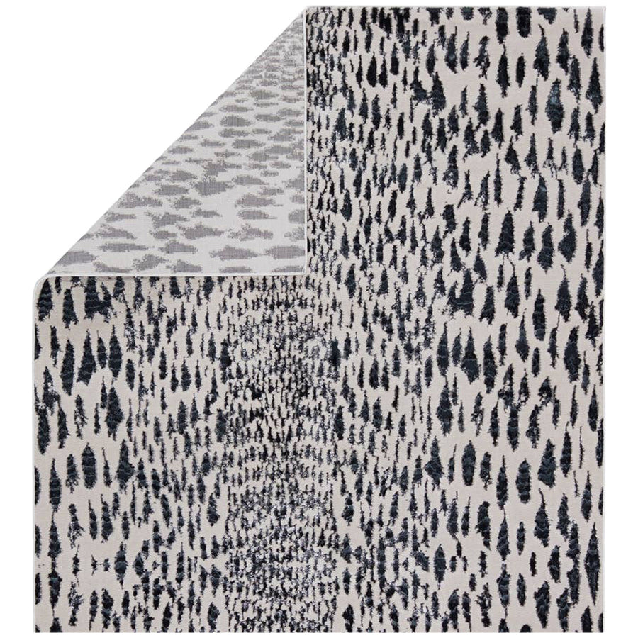 Jaipur Malilla by Nikki Chu Kimball Animal Dark Blue Ivory MLI04 Rug