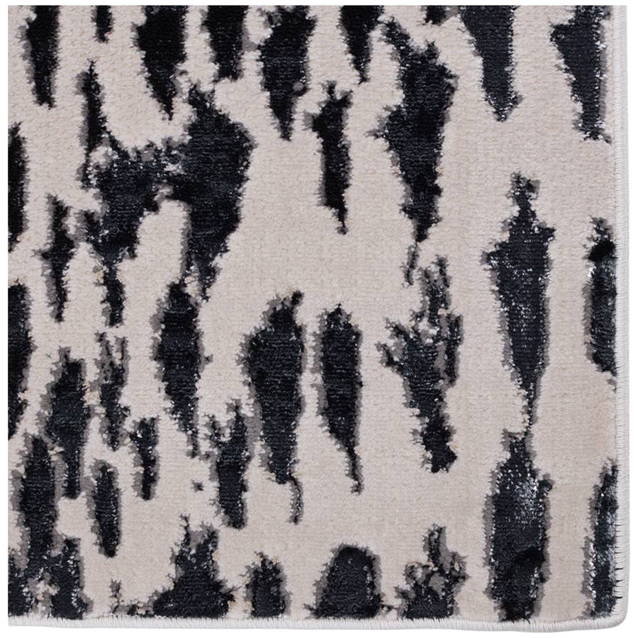 Jaipur Malilla by Nikki Chu Kimball Animal Dark Blue Ivory MLI04 Rug