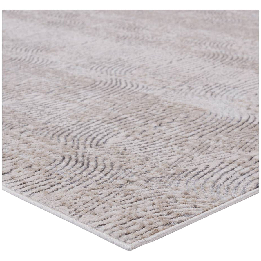 Jaipur Malilla by Nikki Chu Jaco Trellis Cream Gray MLI05 Rug