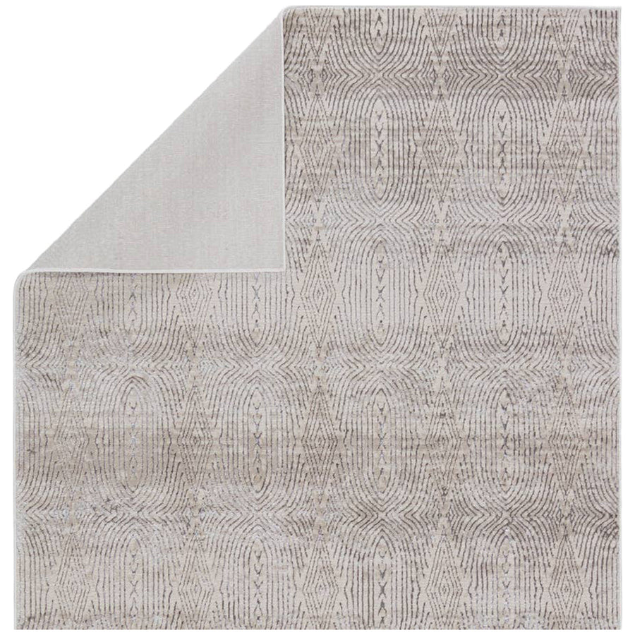 Jaipur Malilla by Nikki Chu Jaco Trellis Cream Gray MLI05 Rug