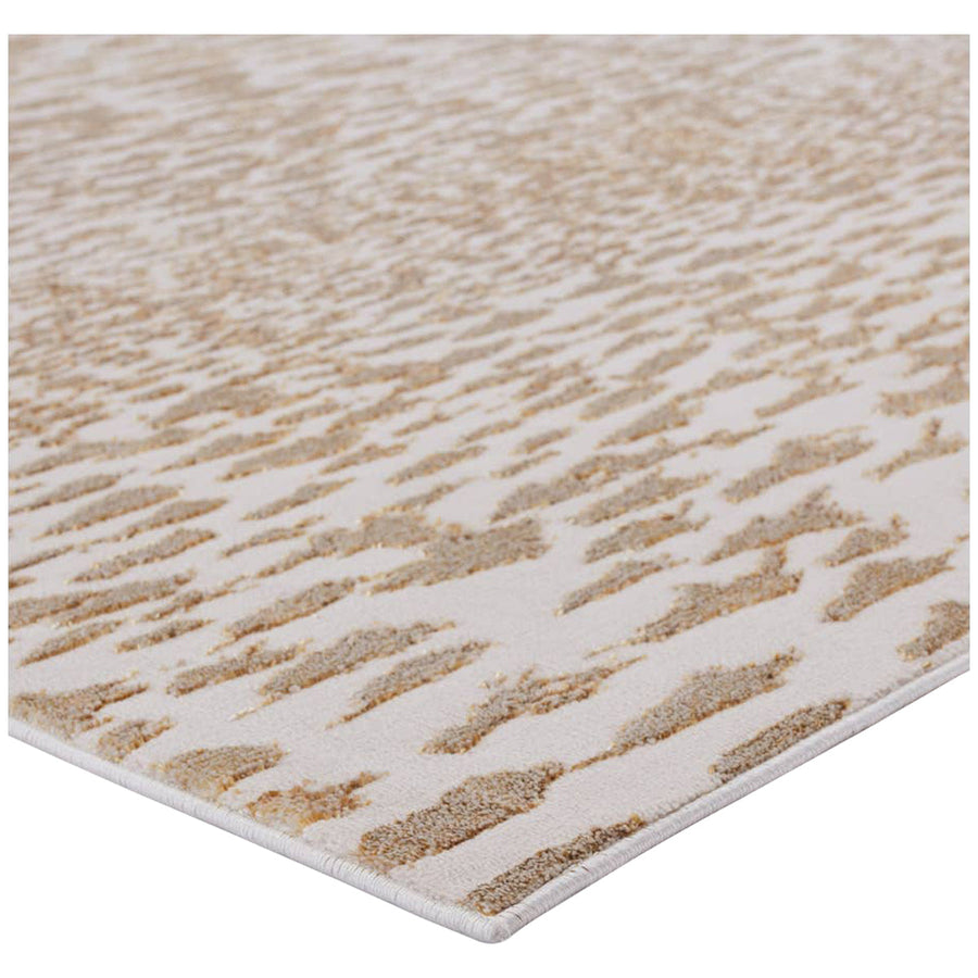 Jaipur Malilla by Nikki Chu Kimball Animal Ivory Gold MLI07 Rug