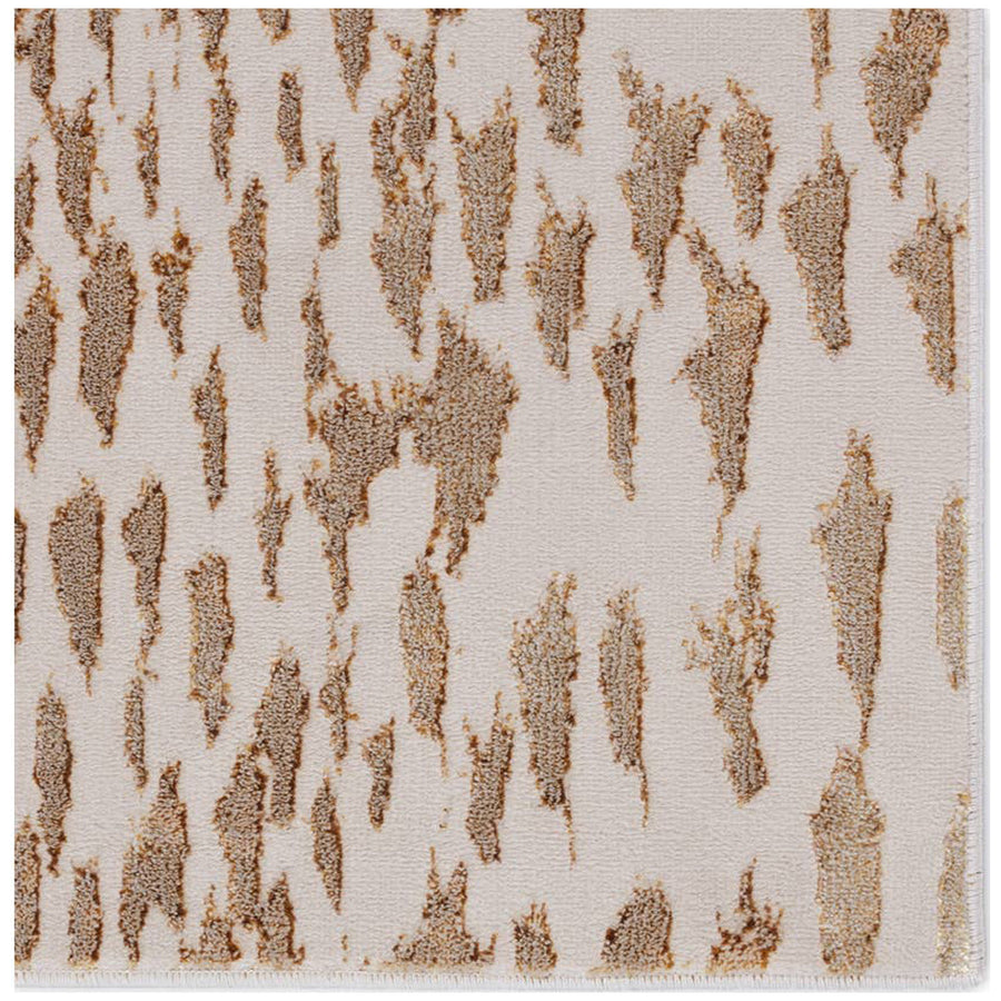 Jaipur Malilla by Nikki Chu Kimball Animal Ivory Gold MLI07 Rug