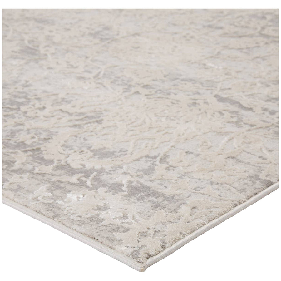 Jaipur Cirque Alonsa Abstract CIQ10 Gray/White Area Rug