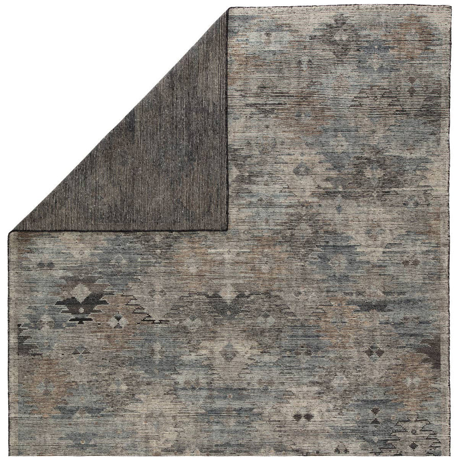 Jaipur Rize Nakoda Tribal Geometric Black White RIZ08 Rug